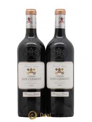 Château Pape Clément Cru Classé de Graves  2016 - Lot de 2 Bouteilles