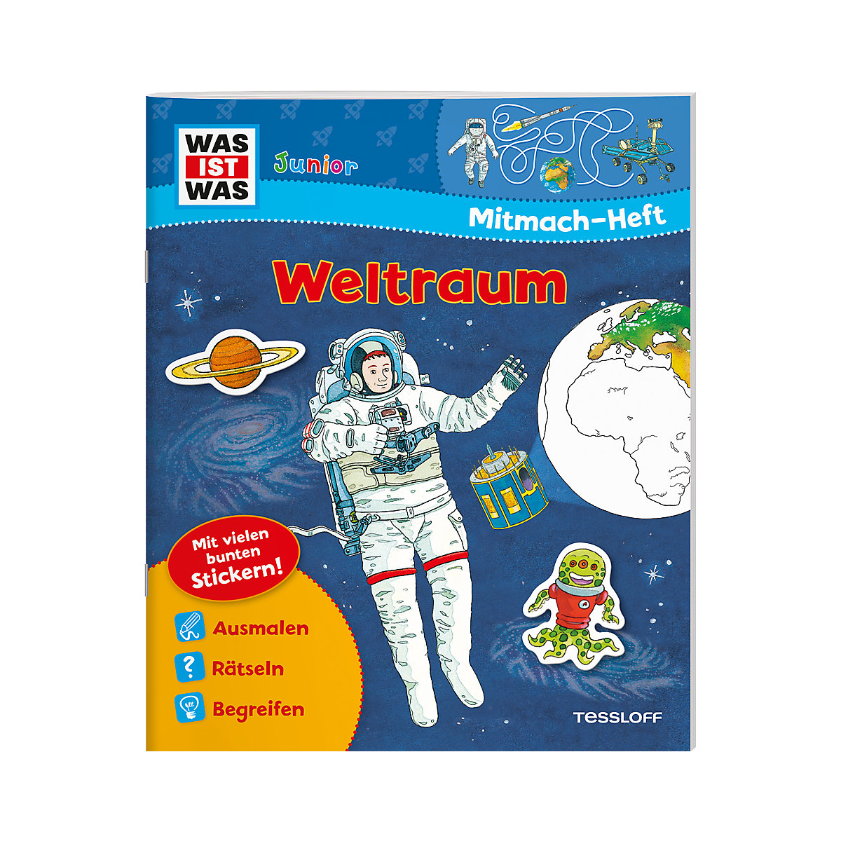 WAS IST WAS Junior: Weltraum, Mitmach-Heft