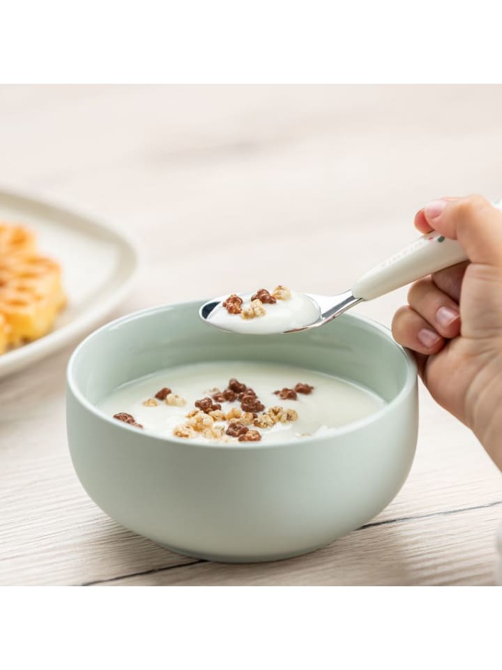 MiaMia Esslern Besteck-Set 4-teilig mit ergonomsichen Griffen in weiss,bunt günstig kaufen onesize