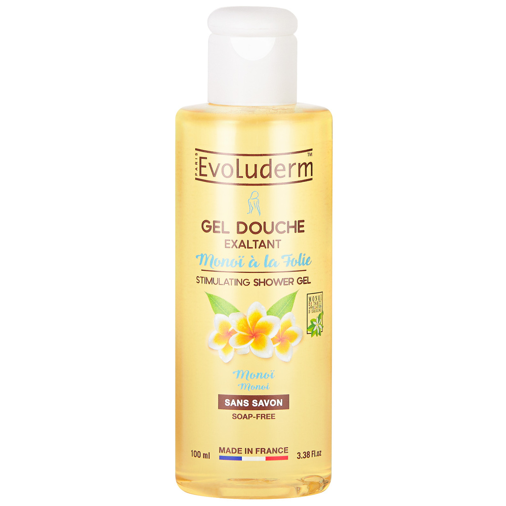 evoluderm Monoï à la Folie Gel douche Exlatant - 100 ml