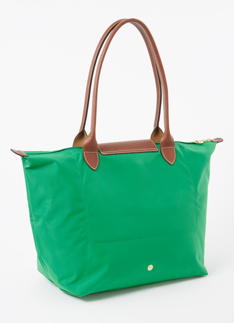 Sac bandoulière Longchamp Le Pliage Original L avec détails en cuir