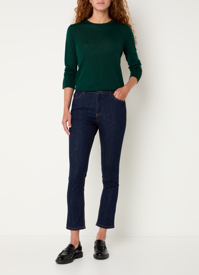 Jeans corti slim a vita alta Gerard Darel Nausica, lavaggio scuro