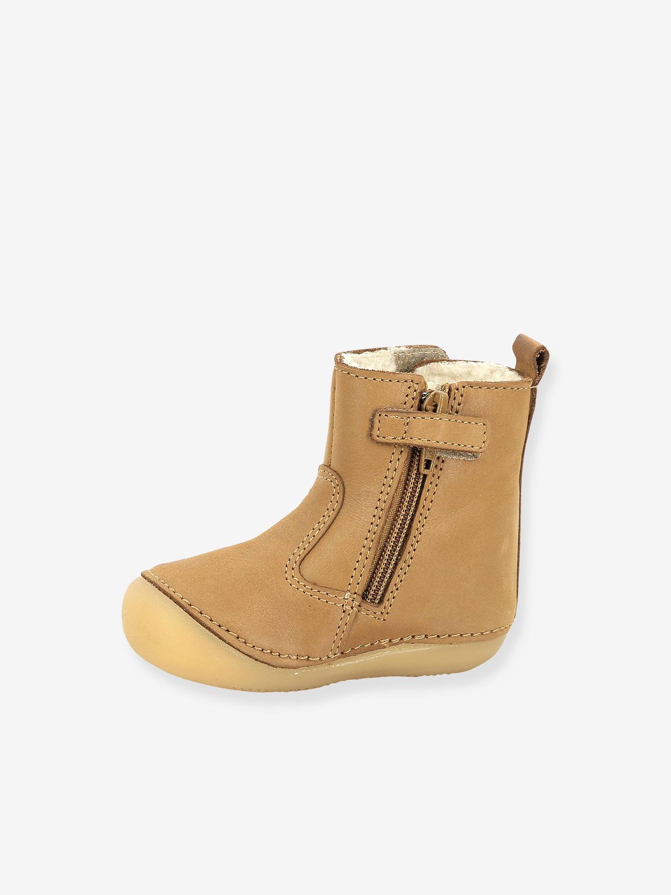 Kickers Jungen Baby Lauflernboots SOCOOL CHO KICKERS - camelfarben