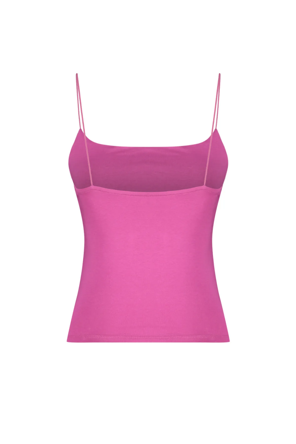 Trendyol Collection  Fuchsiafarbenes Trägertop aus Strick mit Stretchanteil und normaler Passform TWOSS24AL00024