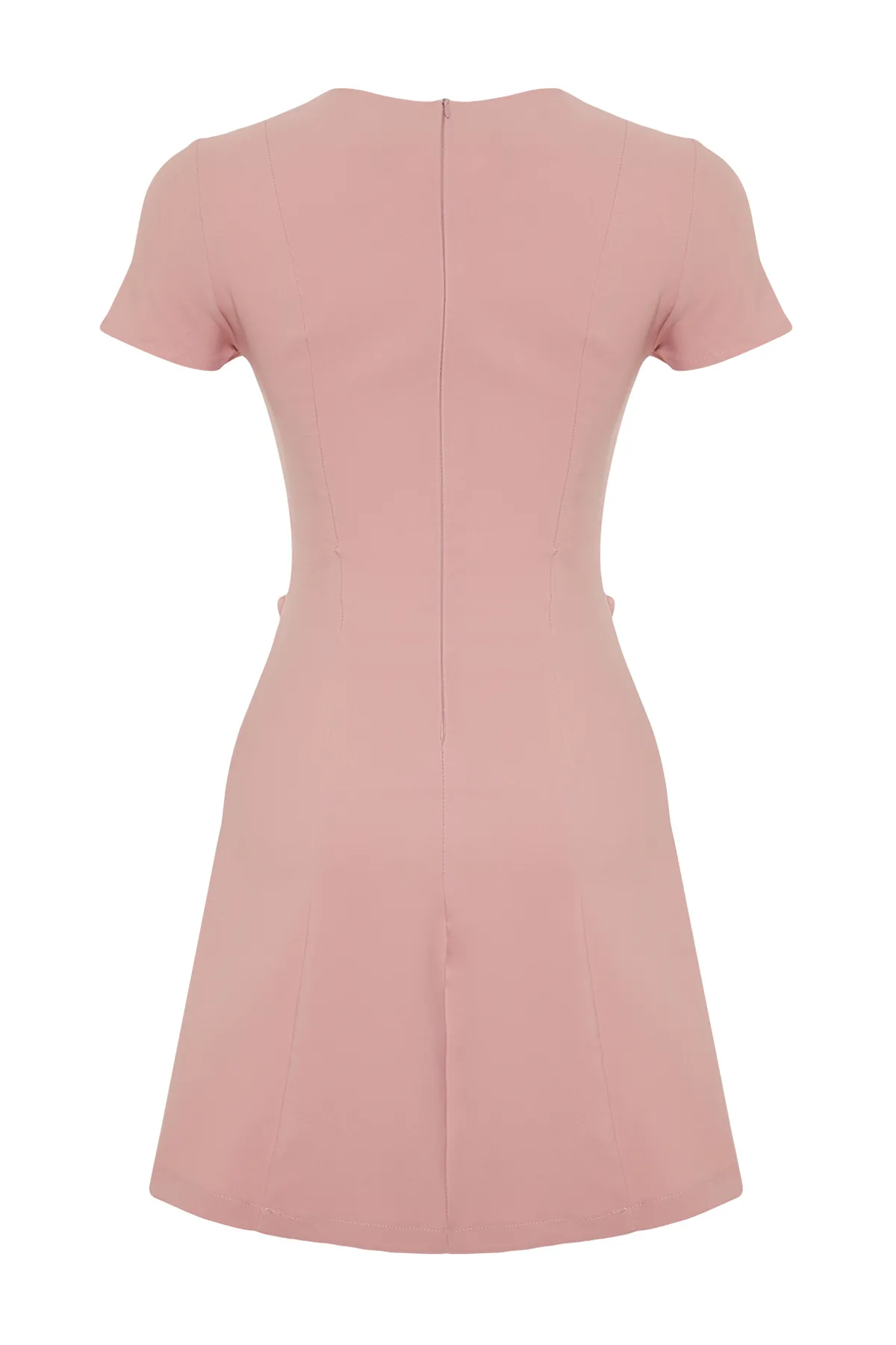 Trendyol Collection  Pudergewebtes Minikleid TWOSS24EL00803