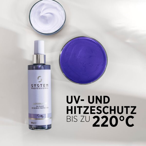 System Professional LipidCode Luxeblond Bi-Phase UV & Heat Protector LB5 Spray-Conditioner