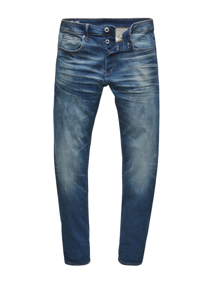 G-Star Jeans '3301 Slim' in blau günstig kaufen