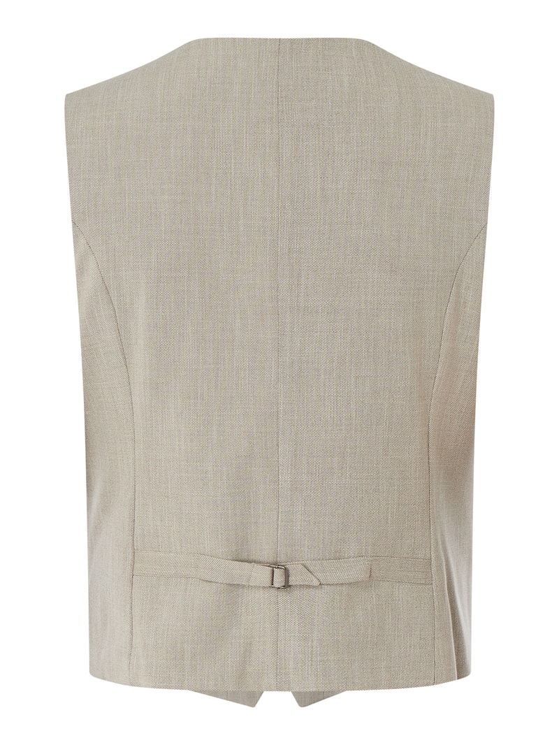 Weste mit Allover-Muster in beige