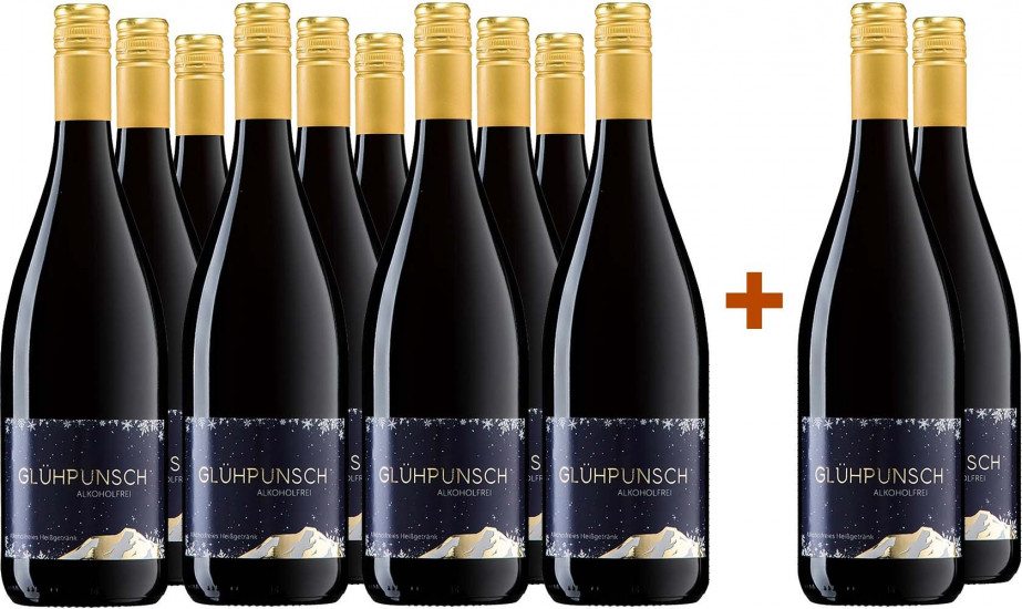 10+2 Paket GLÜHPUNSCH Alkoholfrei 1,0 L - Winzergenossenschaft Herxheim am Berg