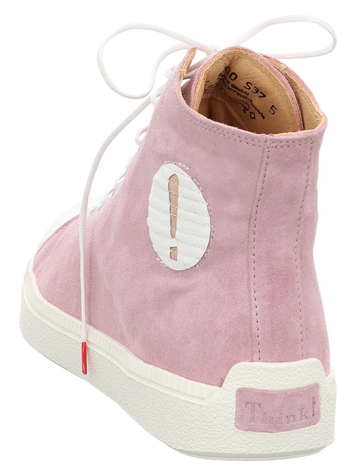 Think! Leder-Sneakers in Rosa günstig kaufen