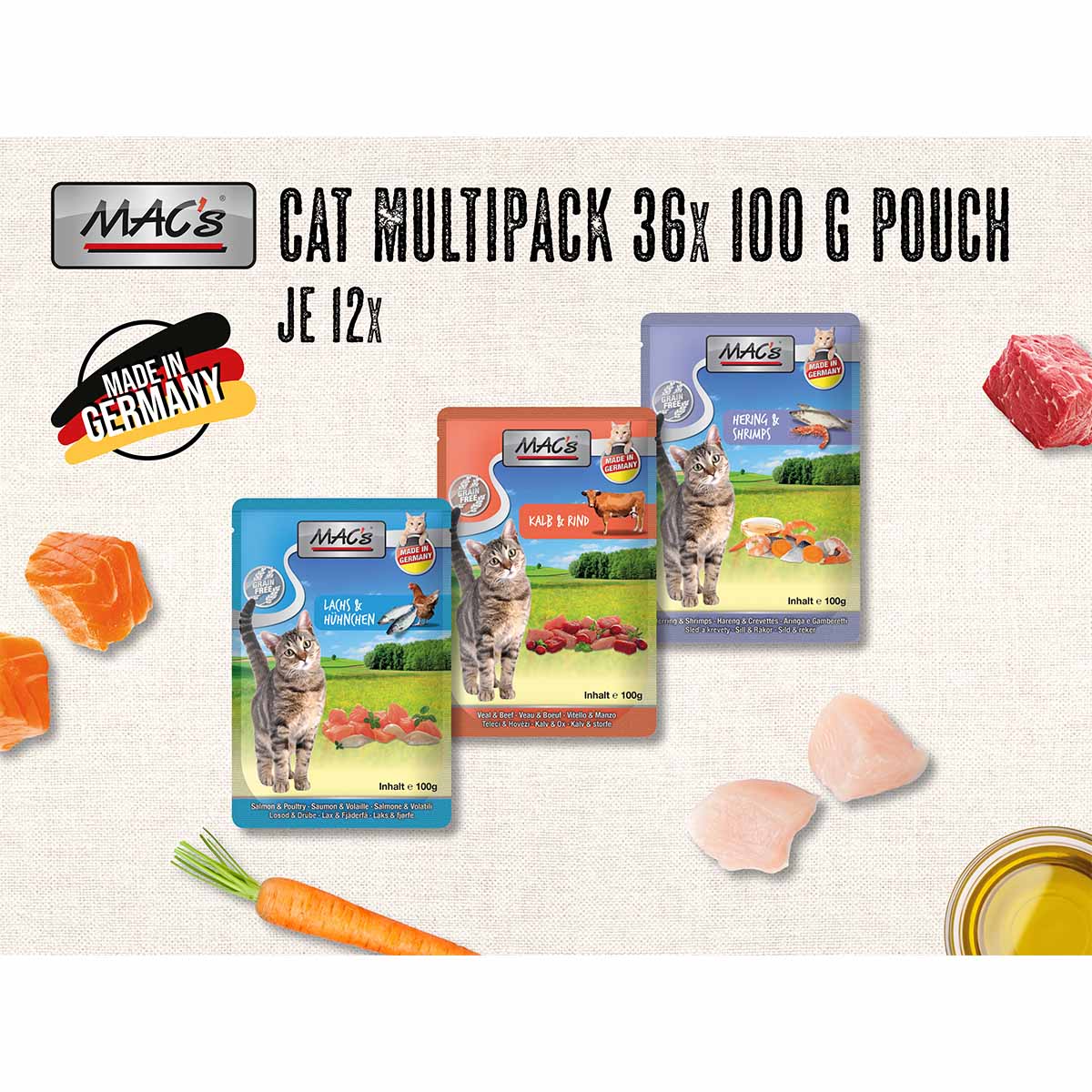 MAC's Cat Pouch Bigpack 36x100g günstig kaufen bei ZooRoyal