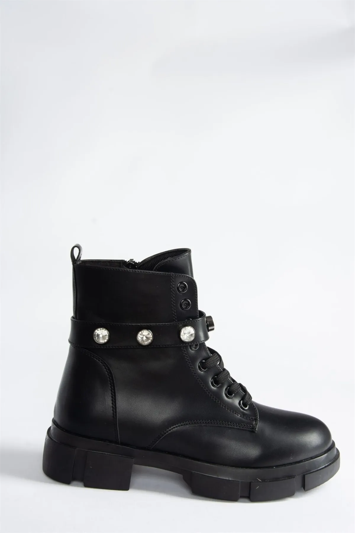 Fox Shoes  Black Stone Detaillierte Daily Damenstiefel N820003209