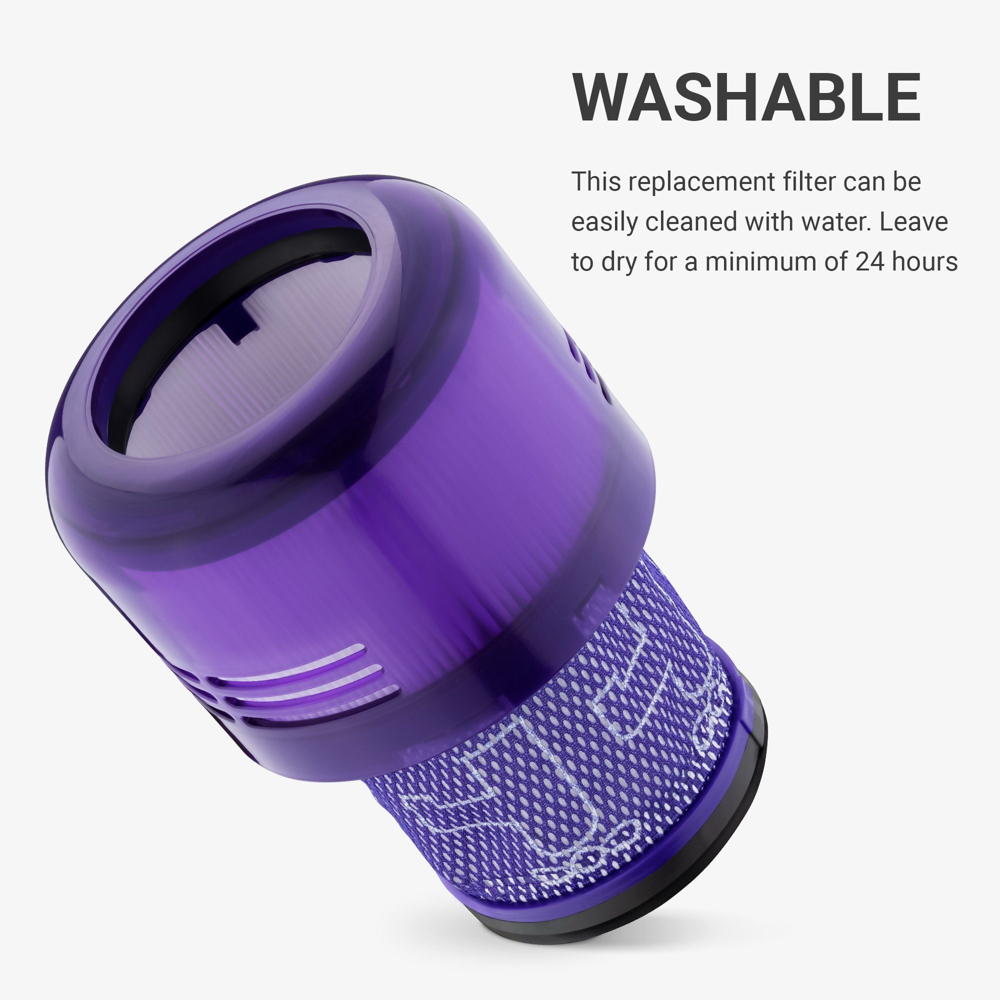 kwmobile Saugroboter Zubehör-Set Wiederverwendbarer Filter für Dyson V11 Staubsauger, (1-tlg)