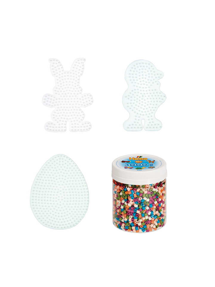 Hama Midi Bügelperlen Oster-Set weiß in bunt günstig kaufen onesize