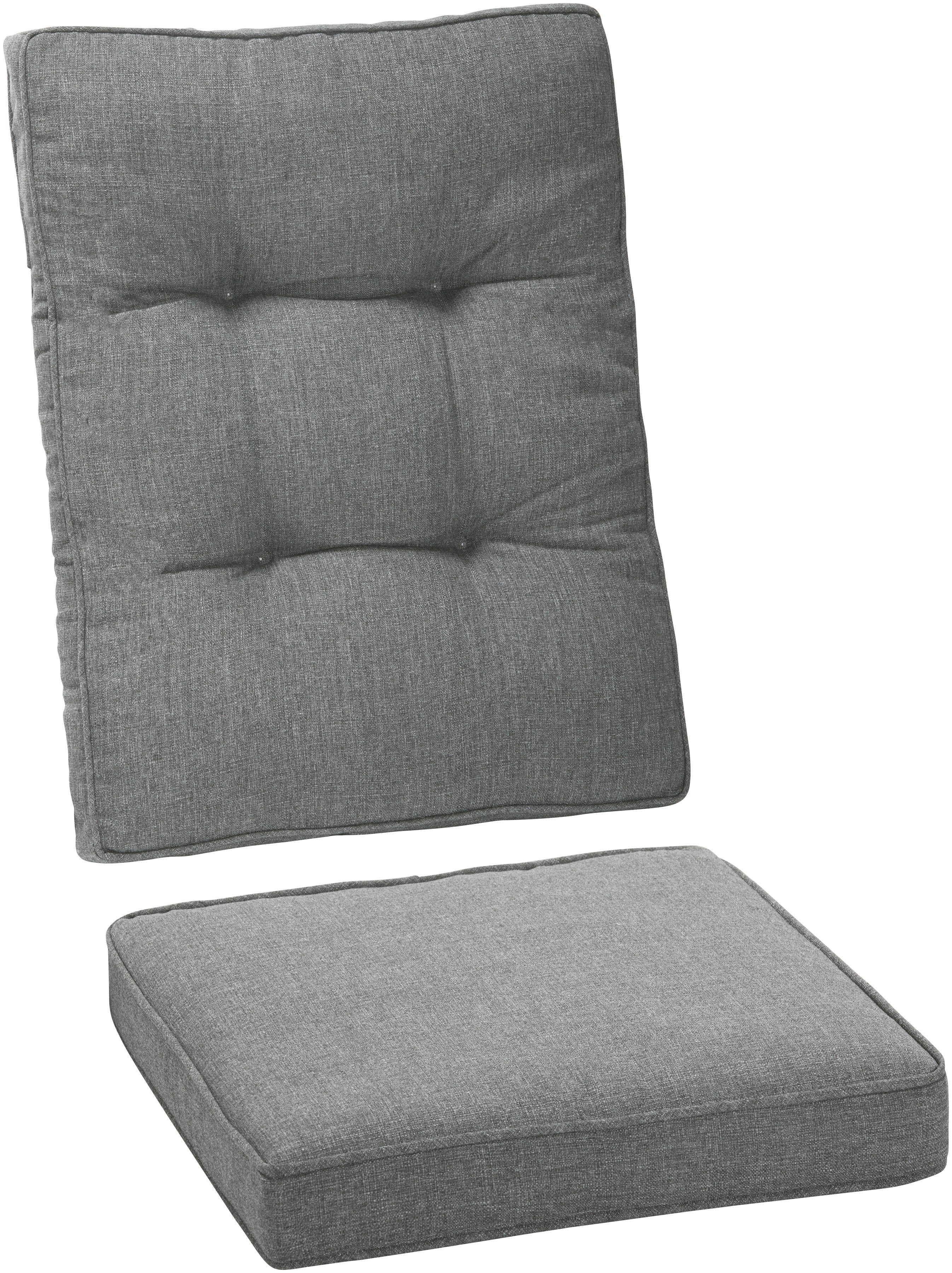 KONIFERA Balkonset Monaco, (Set, 11-tlg., Alu, Polyrattan), inkl. Auflagen