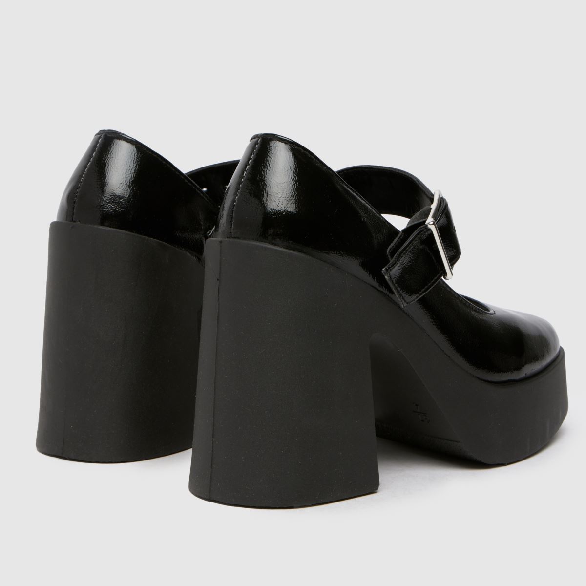 Schuh Suri – Svarta högklackade Mary Jane-skor