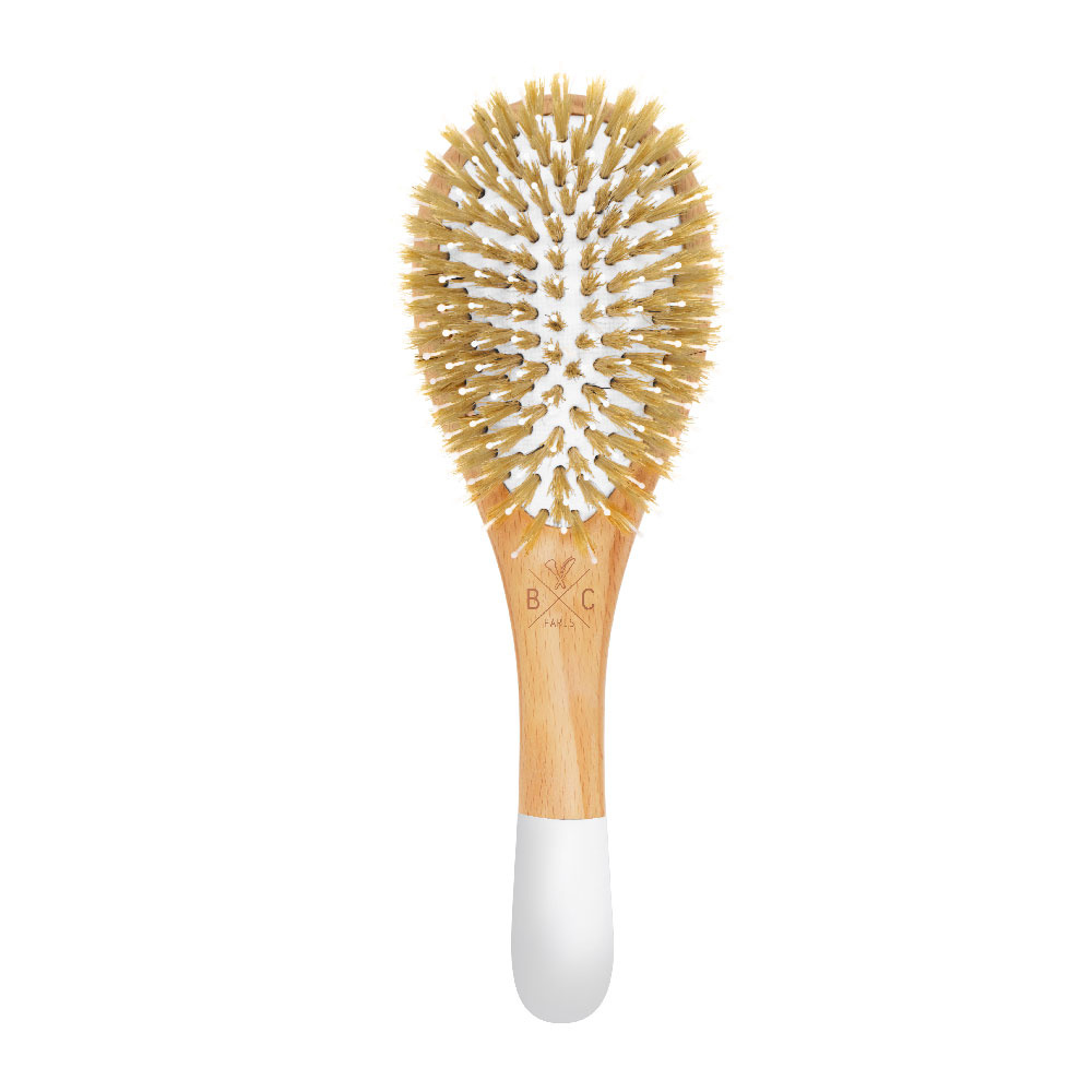 Bachca Brosse en bois démêlante et lissante Brosse à cheveux