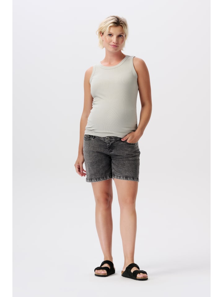 Noppies Umstandsshorts Jeans Jamie in Grey Denim günstig kaufen