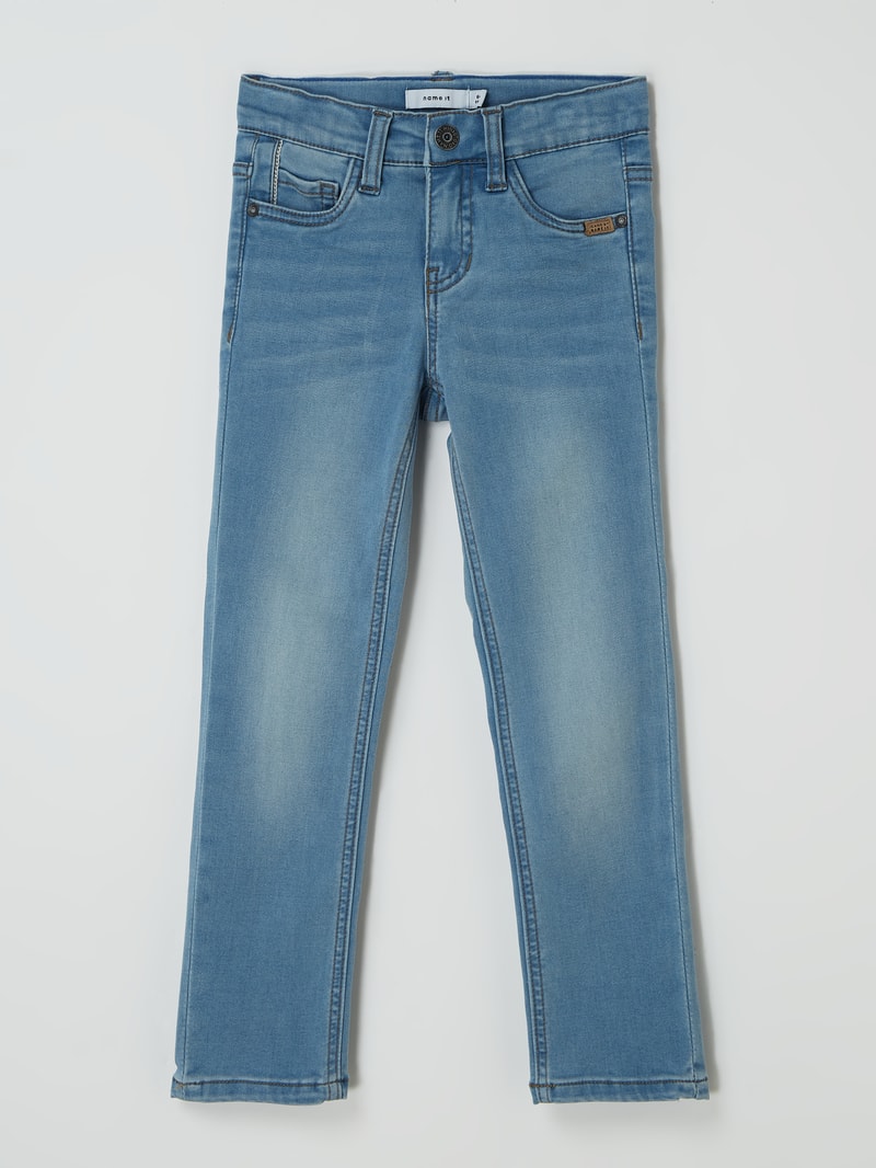 Jeans mit Stretch-Anteil Modell 'Theo' in jeans