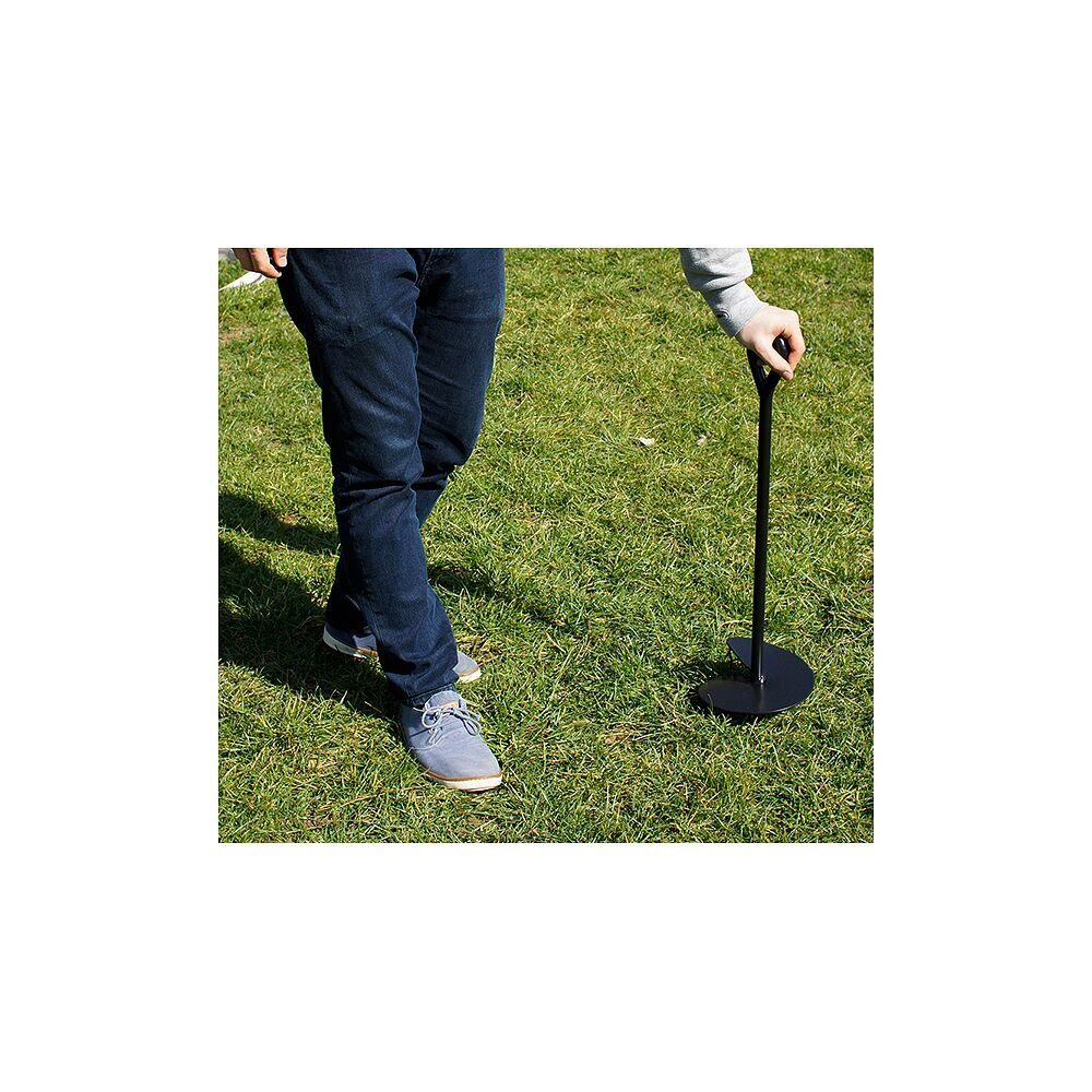 Gibbon Slackline Bodenschraube für die Befestigung der Slackline, Optimale Lösung bei fehlenden Bäumen im Garten