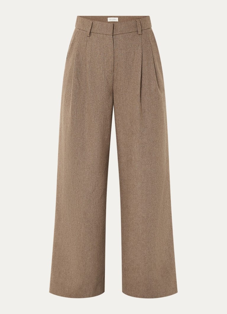 Pantalon MSCH Copenhagen taille haute coupe large avec poches latérales