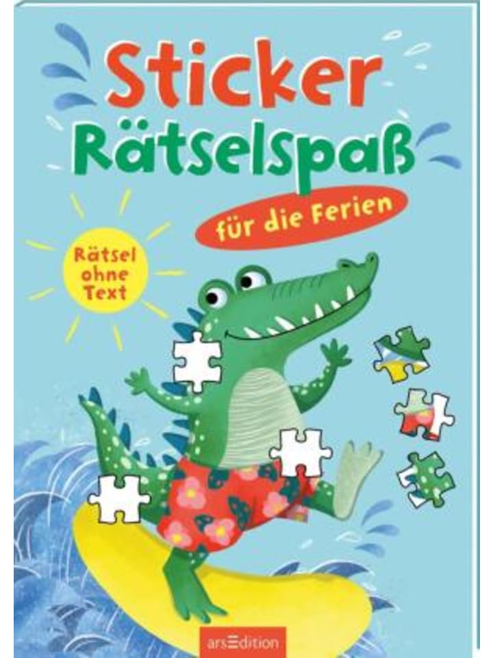 ars edition Buch - Sticker-Rätselspaß für die Ferien günstig kaufen onesize
