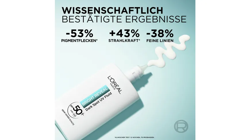 L'Oréal Bright Reveal Dark Spot UV-Fluid LSF50+ 50 ml