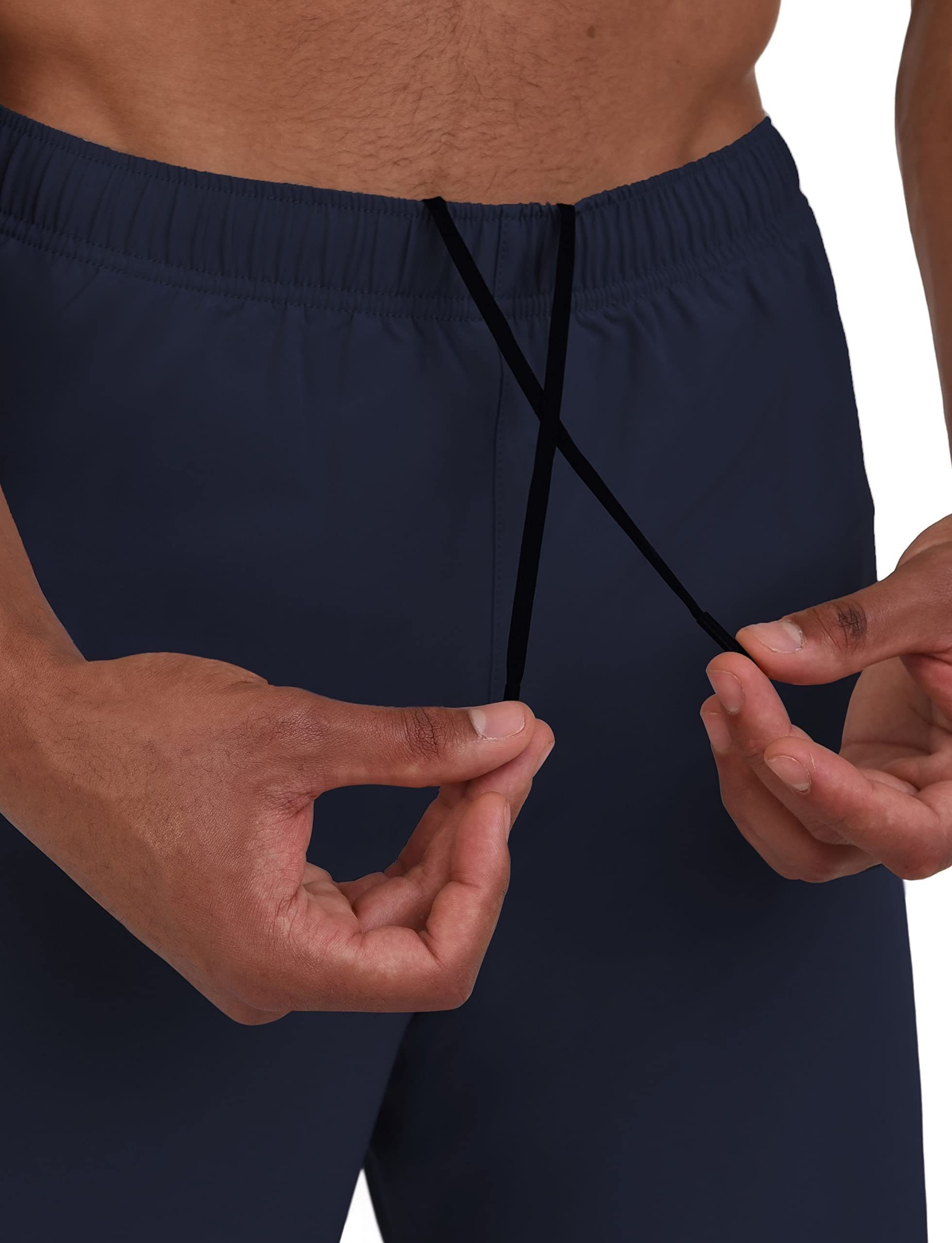 TCA Trainingsshorts TCA Herren 2-in-1 Laufhose, Dunkelblau/Schwarz