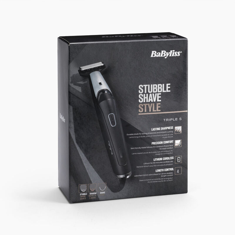 Tondeuse barbe hybride - Triple S, Stubble, Shadow & Shave