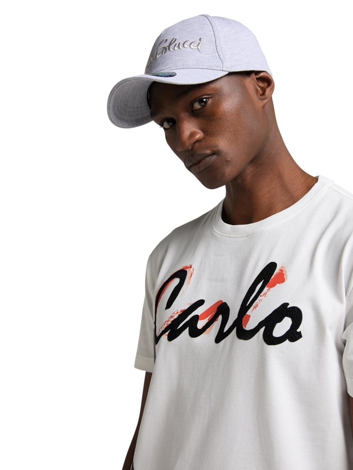 Carlo Colucci Baseball Cap Corneli in Grau Meliert günstig kaufen onesize