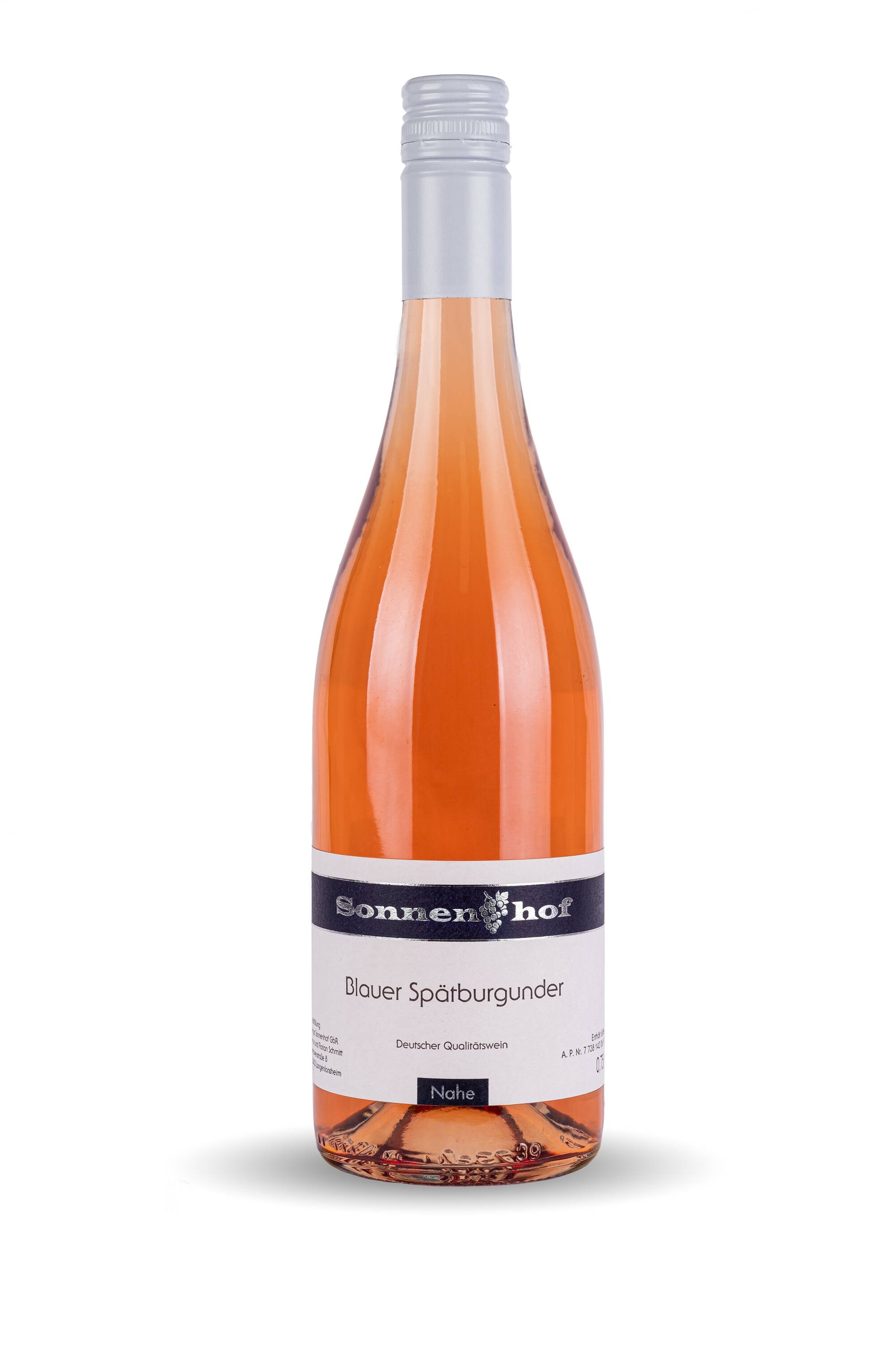 Weingut Sonnenhof (Nahe) Blauer Spätburgunder Rosé -S- 2022