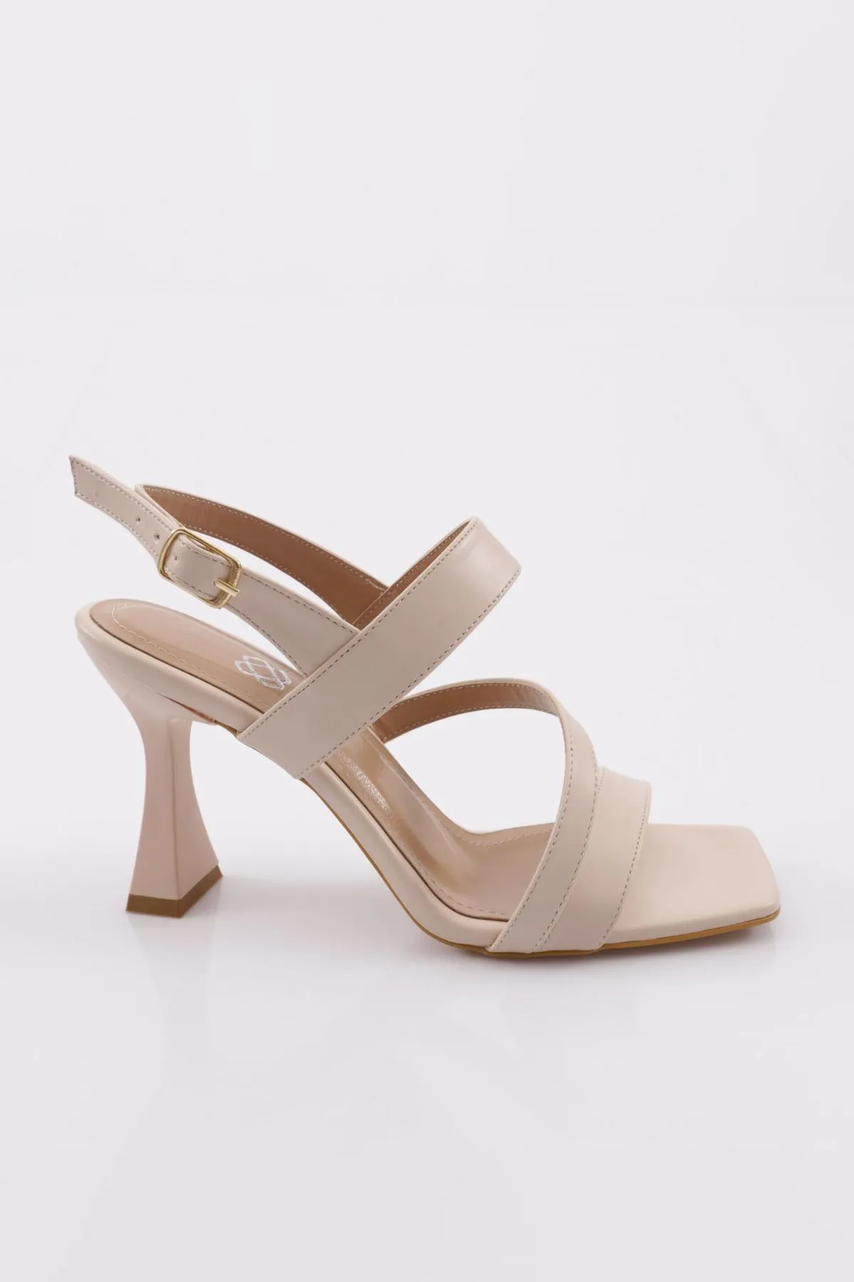 DGN  Pm211-k600 Beige Skin Damenschuhe mit Absatz - Knöchelriemen