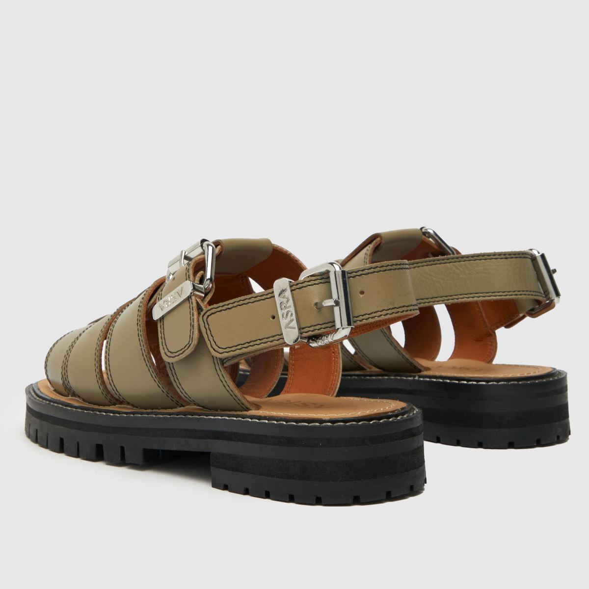 ASRA – Saba-sandaler i grönt