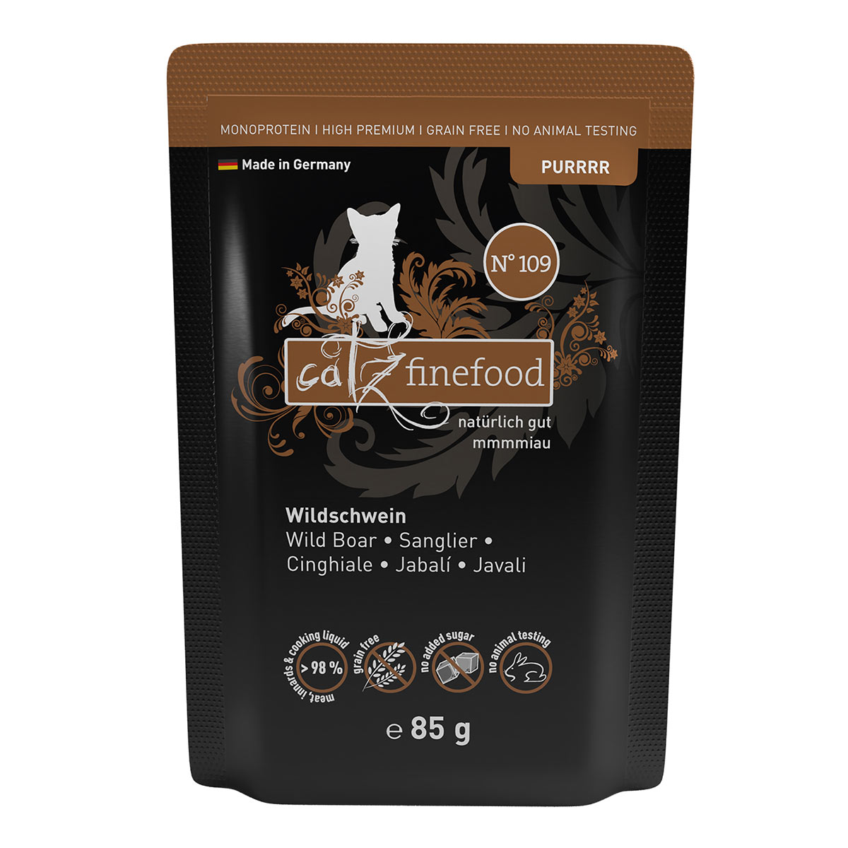 catz finefood Purrrr No.109 Wildschwein 16x85g bei ZooRoyal