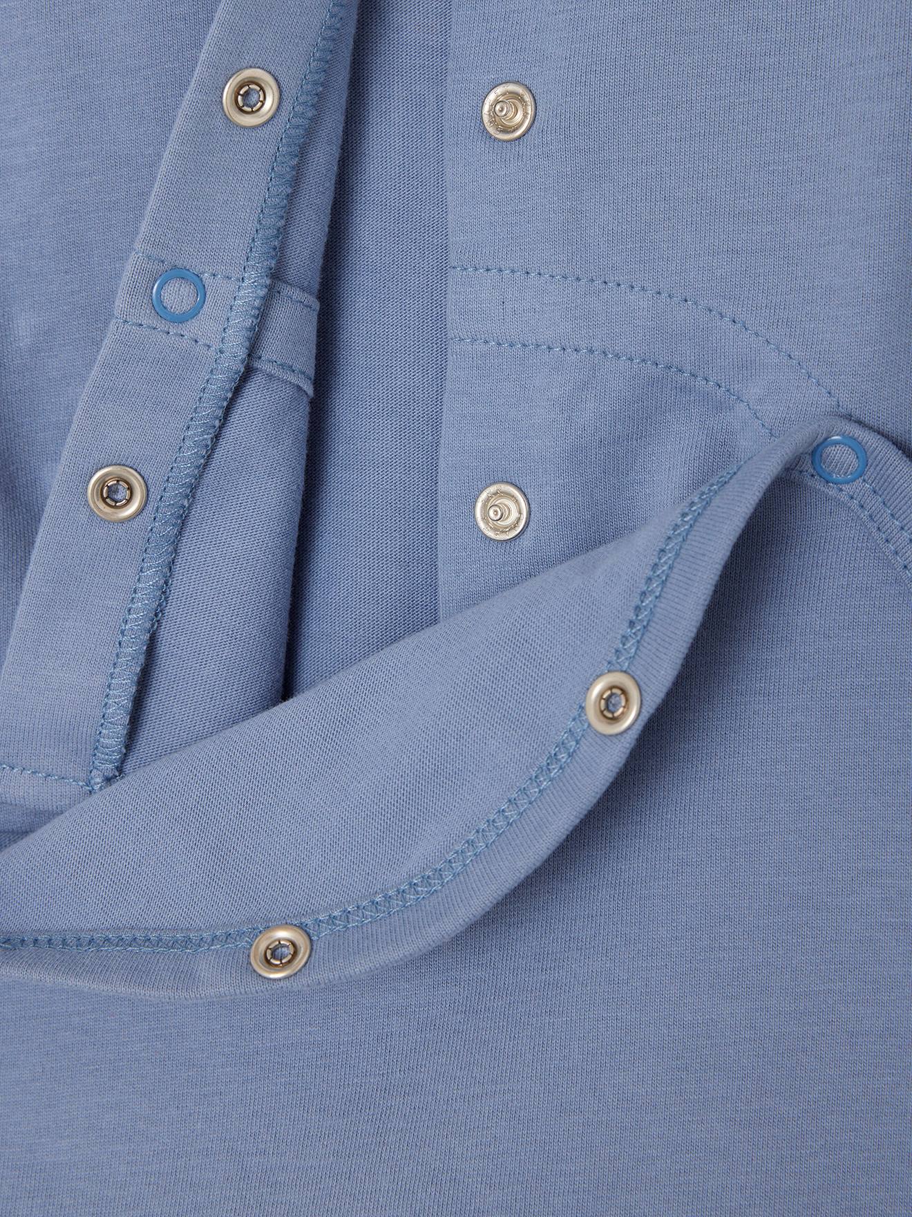 Vertbaudet 2er-Pack Baby Sommer-Overalls Oeko-Tex - blau chambray