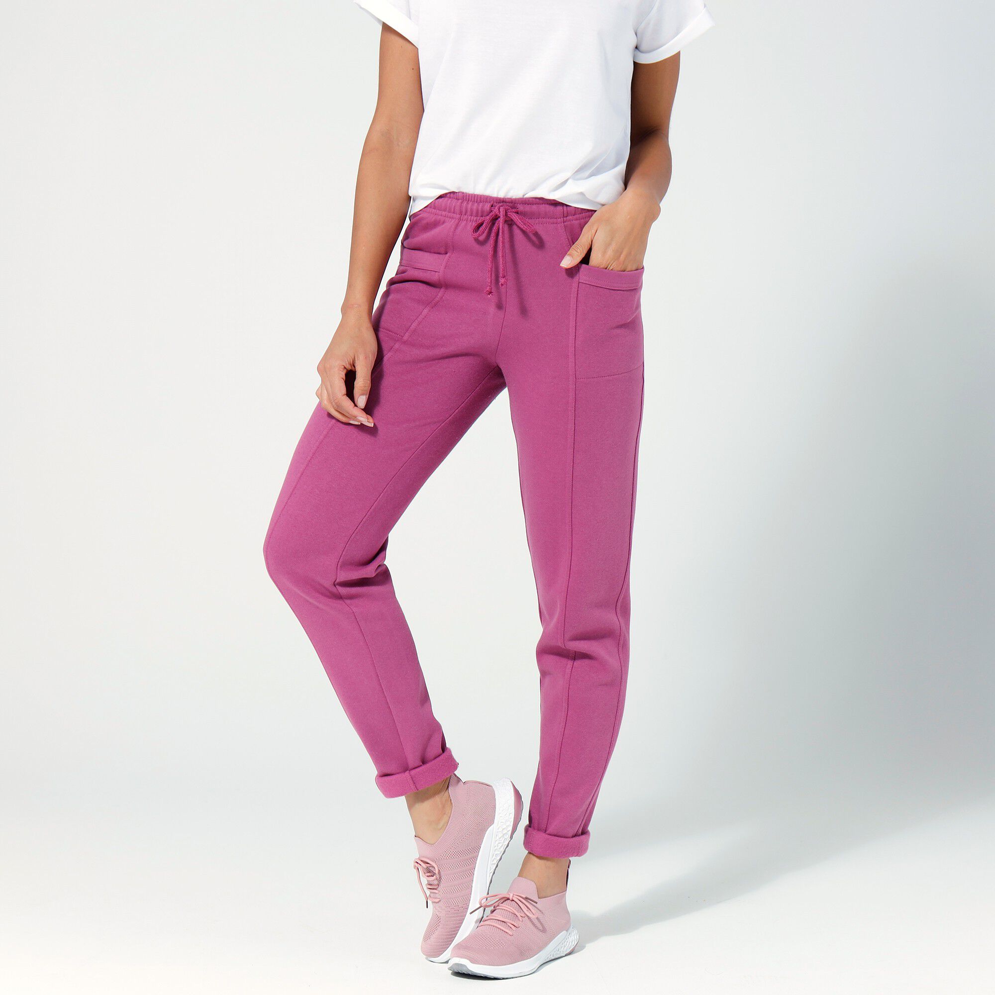 Pantalon jogging, molleton gratté