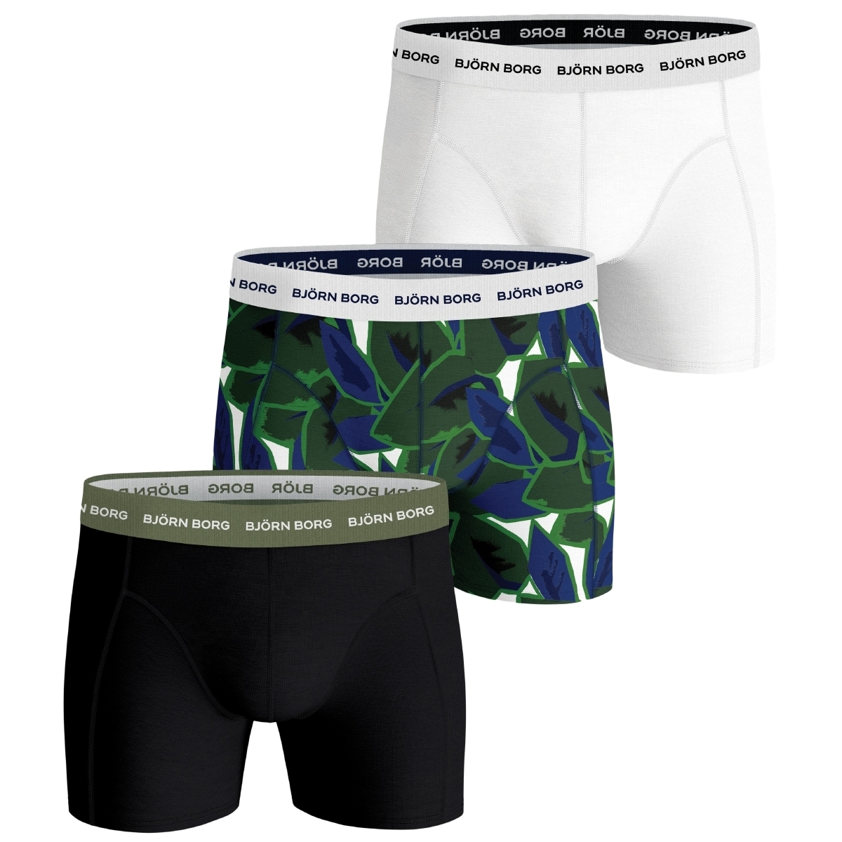 Björn Borg Essential Boxer 3er Pack Boxershorts multicolor