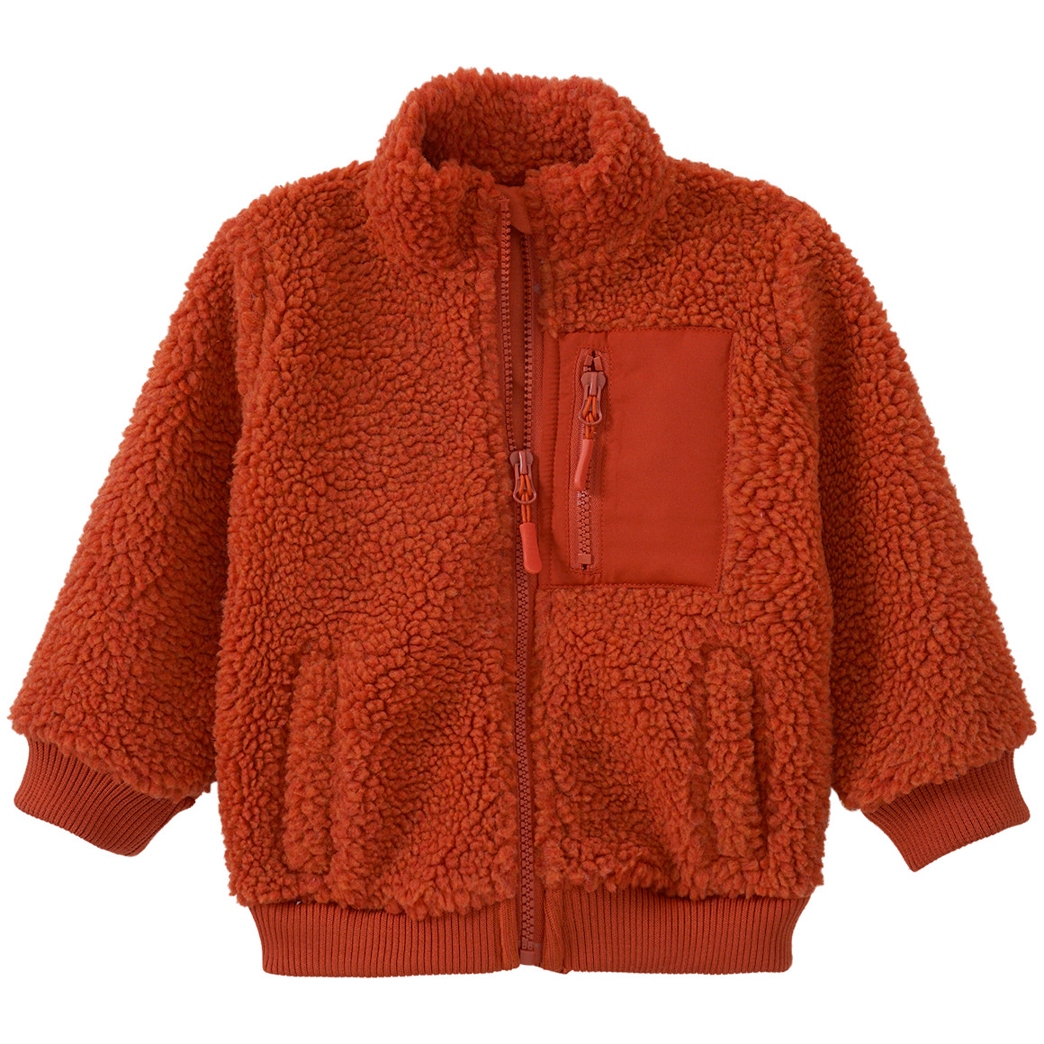 Jungen Jacke aus Teddyfleece