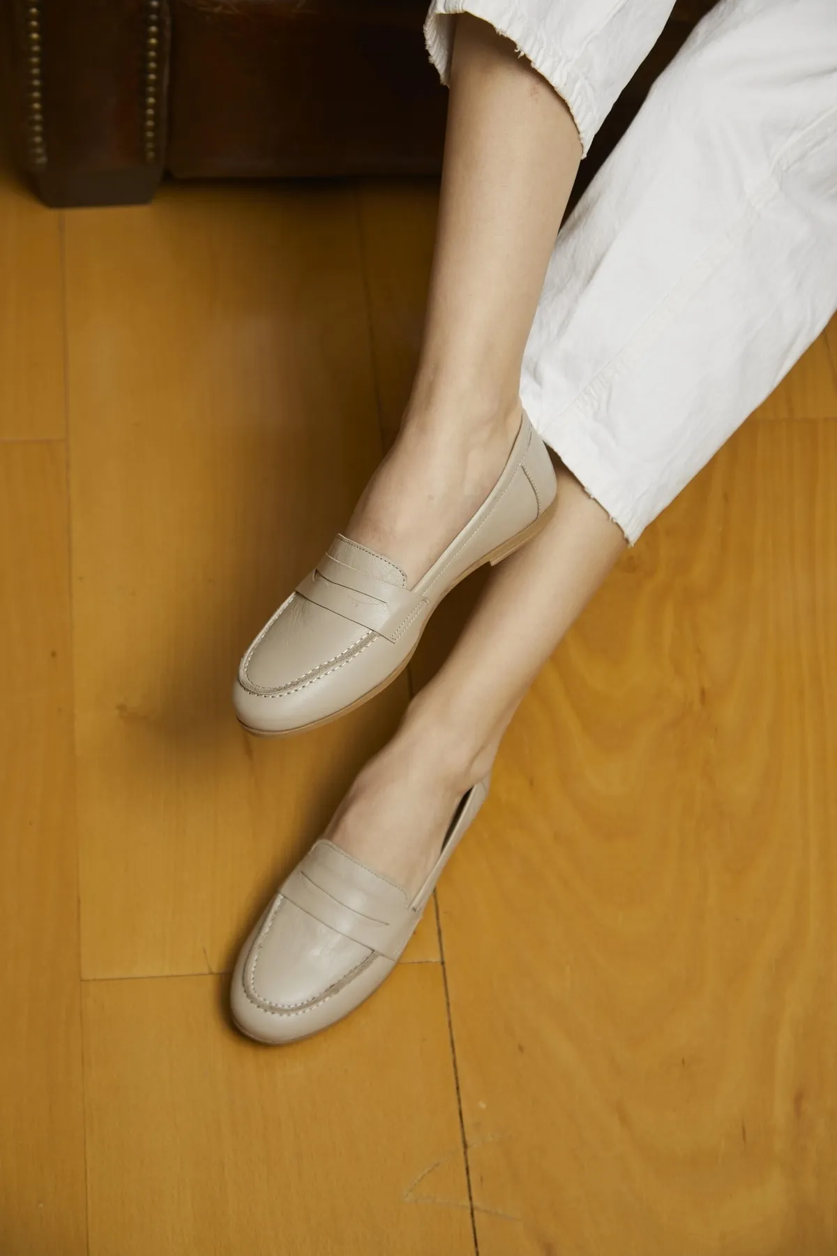 CZ London  Loafer - Beige - Flacher Absatz