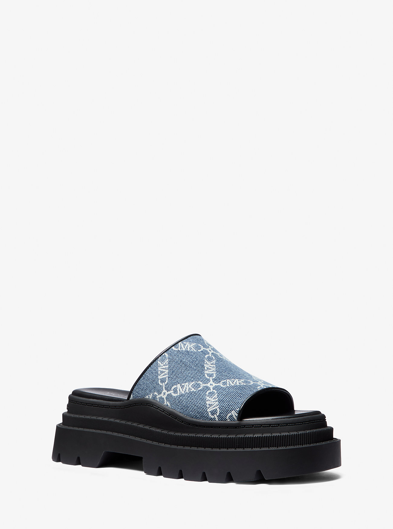 Empire Jacquard Oversized Denimjakke, Dakota Skulderveske, Kendra Slide Sandal - UNION WASH