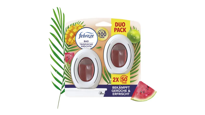 Febreze Bad Lufterfrischer Tropische Früchte Duo 15 ml