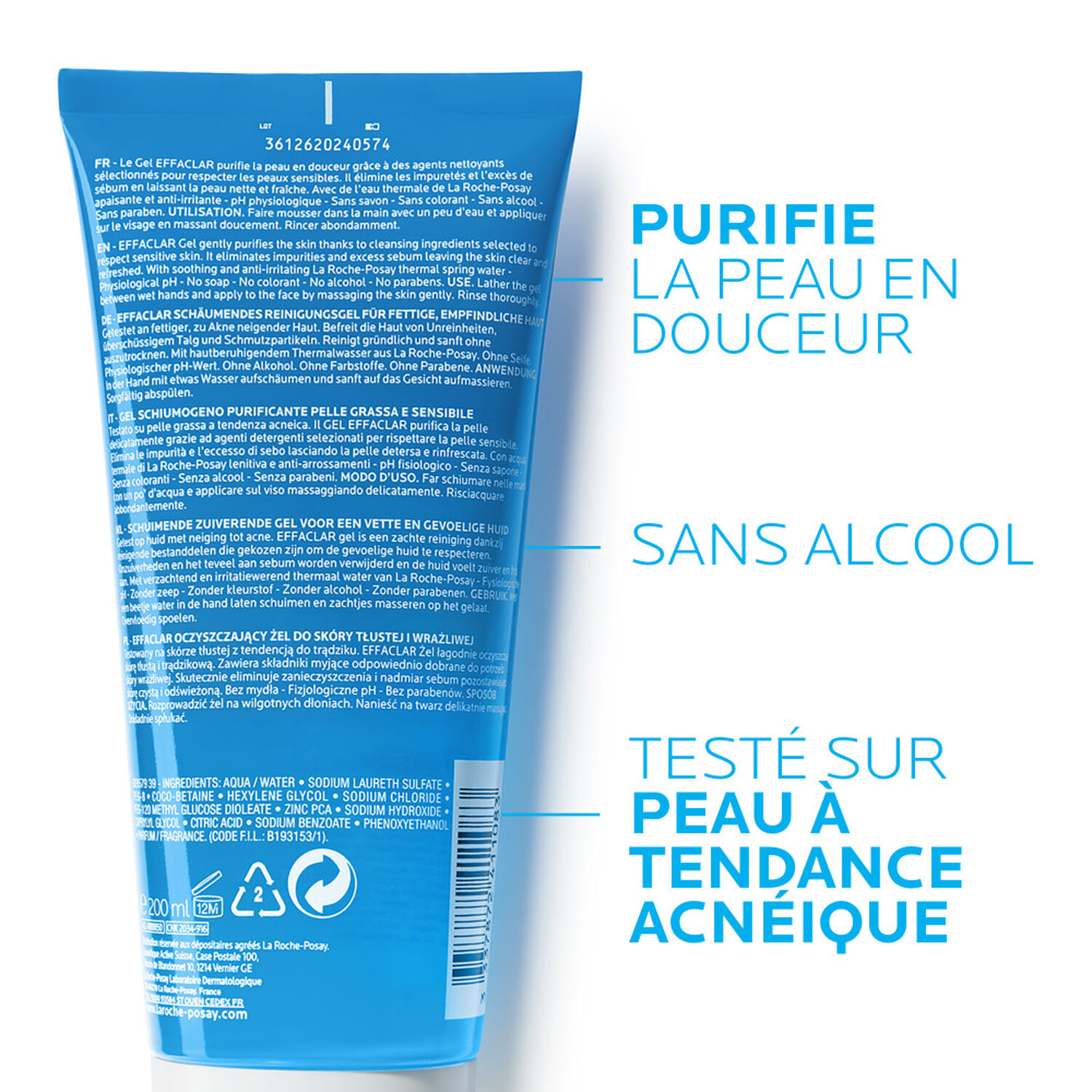 la roche-posay Effaclar Gel Moussant Purifiant