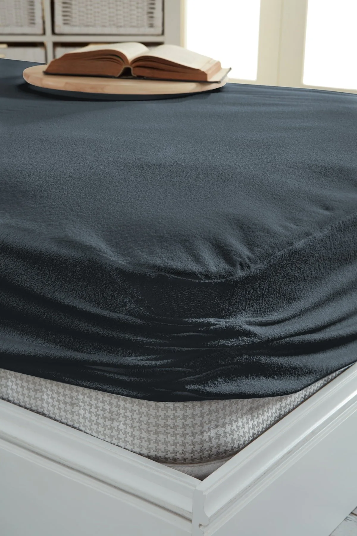 Decovilla  Micro Fitted Full Edge Wasser- und Flüssigkeitsbeständiger Matratzenschoner, Matratzenschoner, Anthrazitgrau