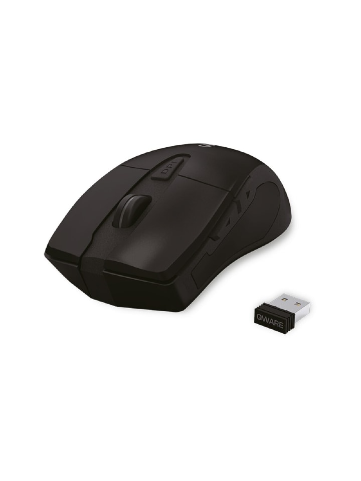 COFI 1453 Qware Preston Funkmaus – Kabellose Office-Maus für Laptop & PC in Schwarz günstig kaufen onesize