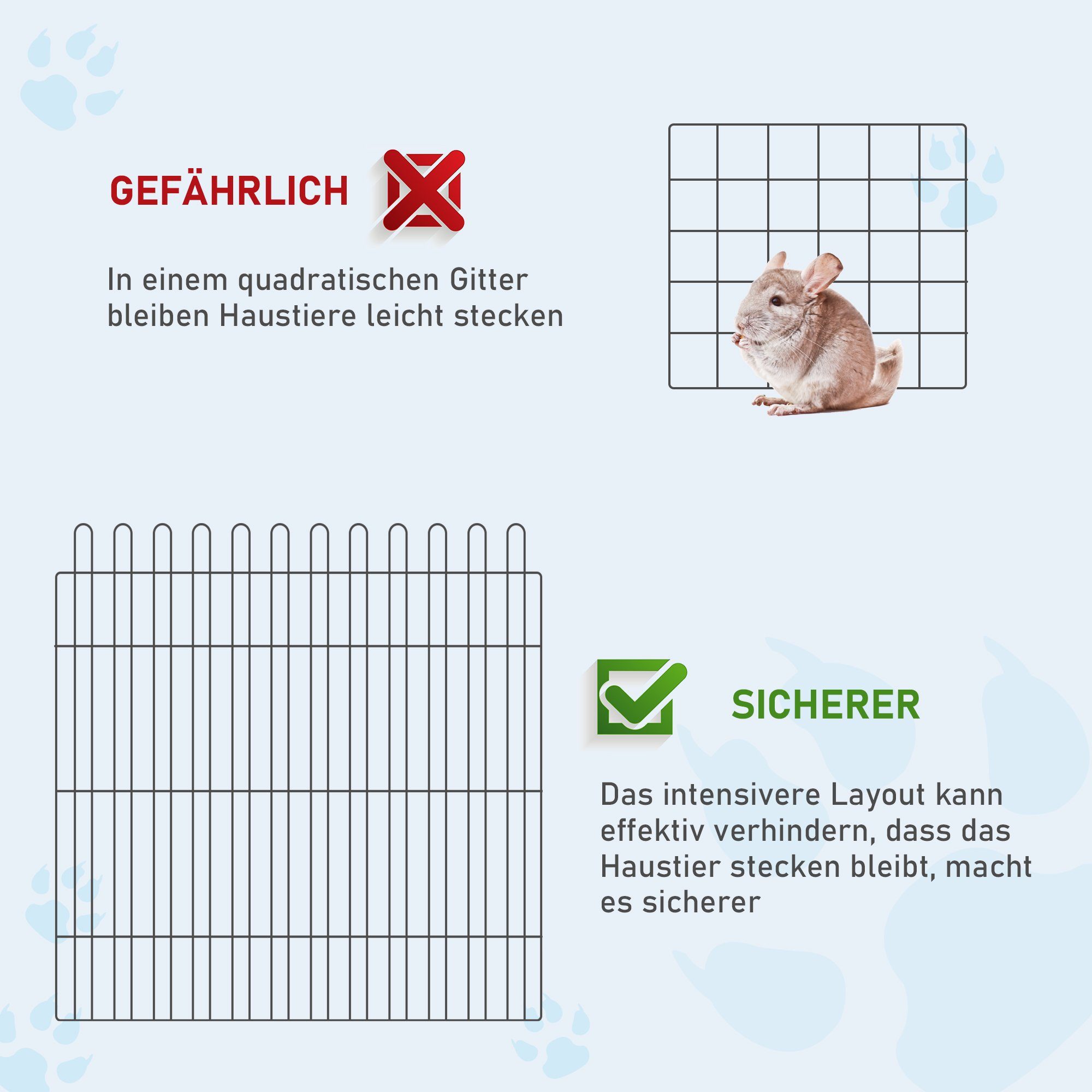 PawHut Freigehege Freilaufgehege