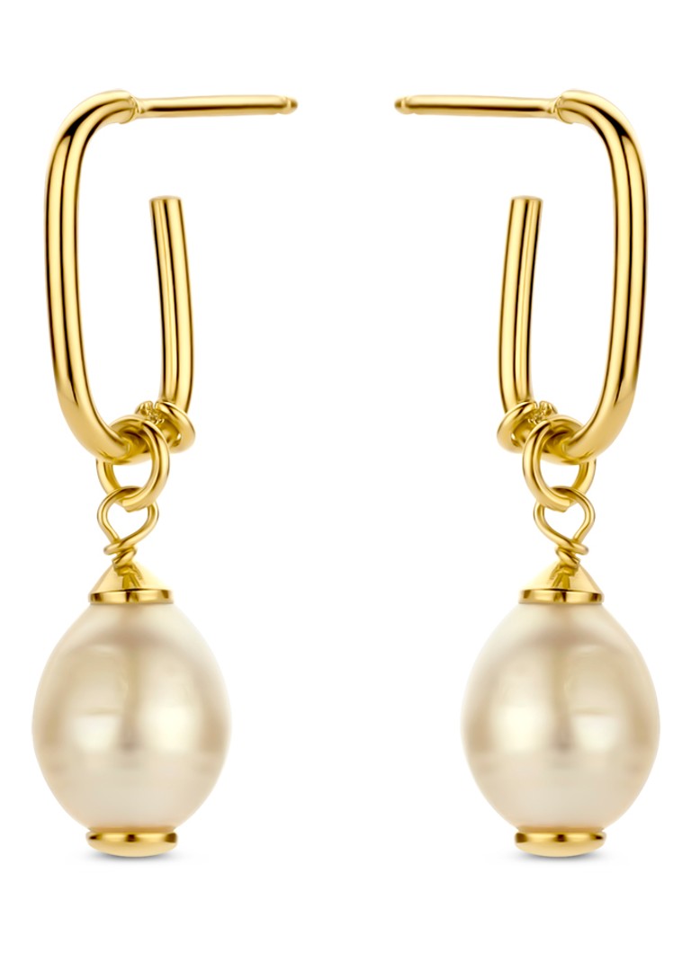 Casa Jewelry Milano gold-plated stud earrings