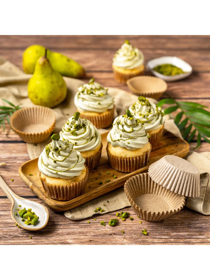 Zenker 4er-Set: Kakaoschalenpapier-Muffinformen in Braun - 4x 40 Stück günstig kaufen onesize