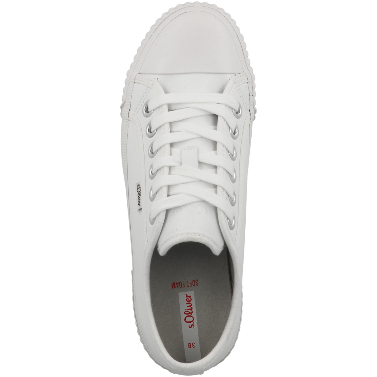 s.Oliver 5-23620-39 Sneaker Low weiss