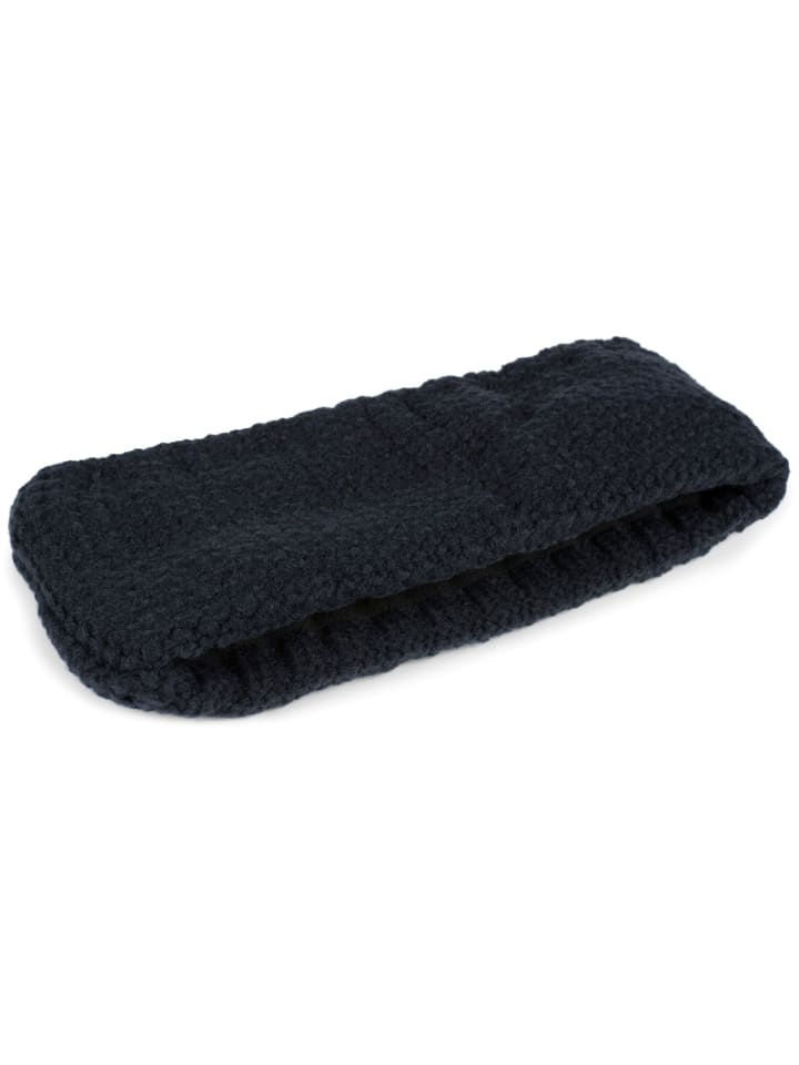 styleBREAKER Häkel Stirnband in Dunkelblau günstig kaufen onesize