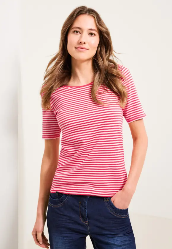 CECIL T-Shirt mit Streifenmuster